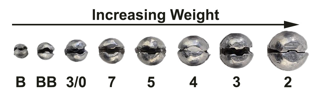 Assorted Bank Sinkers 3lb Total – 1/8 Oz To 1.5 Oz Lead Fishing Weights By DJBTACKLE